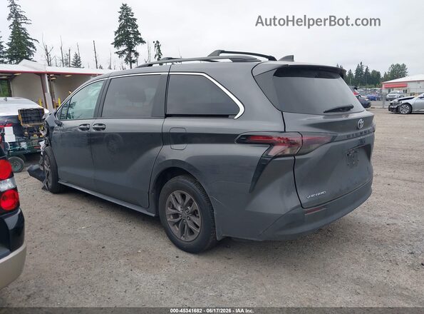 5TDKSKFC5SS191298 2025 TOYOTA SIENNA Gray უკანა მარცხენა