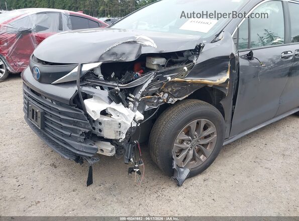 5TDKSKFC5SS191298 2025 TOYOTA SIENNA Gray წინა ხედი