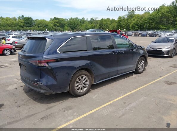 5TDKSKFC7SS189309 2025 TOYOTA SIENNA Blue Tył prawy