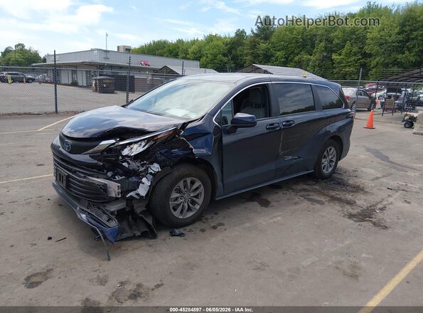 5TDKSKFC7SS189309 2025 TOYOTA SIENNA Blue Przód lewy