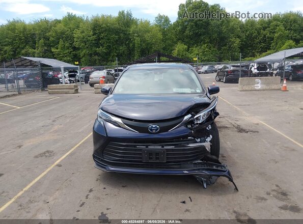 5TDKSKFC7SS189309 2025 TOYOTA SIENNA Blue Widok zestawu wskaźników