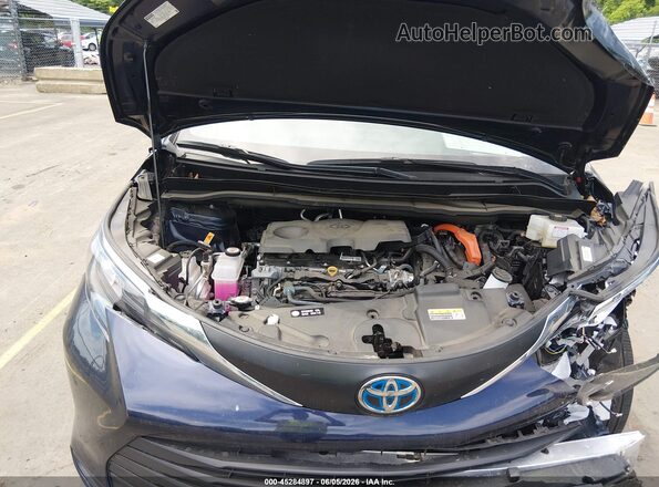 5TDKSKFC7SS189309 2025 TOYOTA SIENNA Blue Widok z tyłu