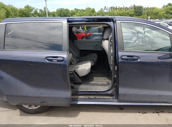 5TDKSKFC7SS189309 2025 TOYOTA SIENNA Blue Widok naklejki z numerem VIN