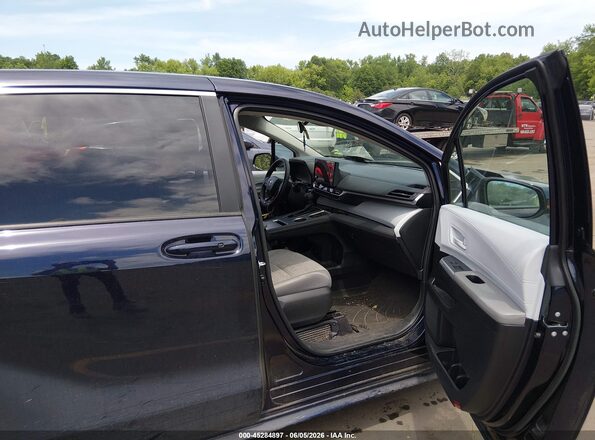 5TDKSKFC7SS189309 2025 TOYOTA SIENNA Blue Widok wnętrza z przodu