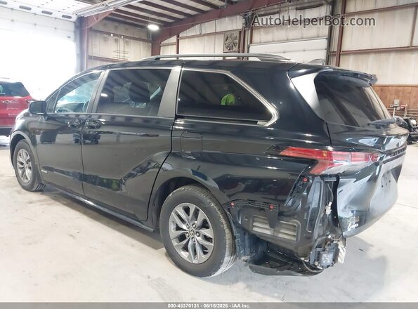 5TDKSKFCXMS032537 2021 TOYOTA SIENNA Black Հետևի ձախ