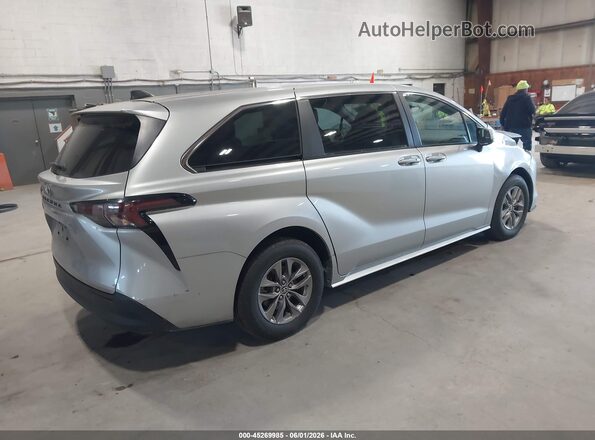 5TDKSKFCXPS094976 2023 TOYOTA SIENNA Silver Tył prawy