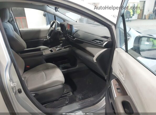 5TDKSKFCXPS094976 2023 TOYOTA SIENNA Silver Widok wnętrza z przodu