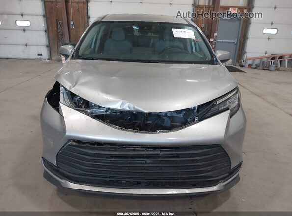 5TDKSKFCXPS094976 2023 TOYOTA SIENNA Silver Widok zestawu wskaźników