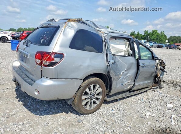 5TDKY5G11JS070313 2018 TOYOTA SEQUOIA Silver Задня права чверть