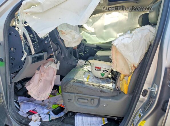 5TDKY5G11JS070313 2018 TOYOTA SEQUOIA Silver Вид салону спереду