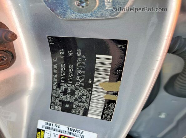 5TDKY5G11JS070313 2018 TOYOTA SEQUOIA Silver Вид підкапотного простору