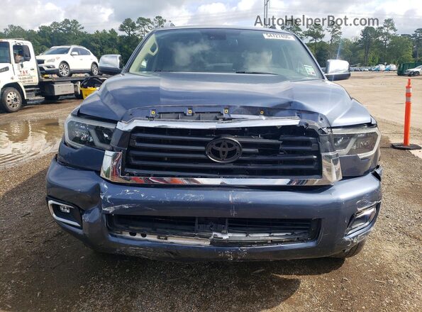 5TDKY5G19LS075133 2020 TOYOTA SEQUOIA Blue Vista frontal