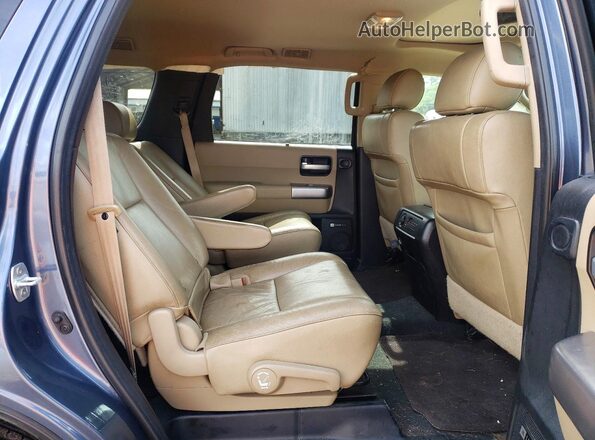 5TDKY5G19LS075133 2020 TOYOTA SEQUOIA Blue Vista interior trasera