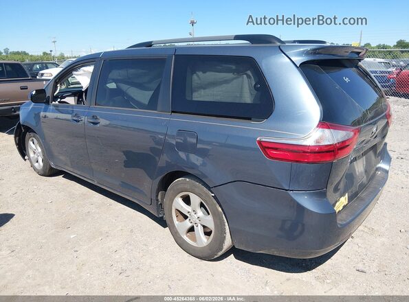 5TDKZ3DC0HS882123 2017 TOYOTA SIENNA Синий Задняя левая четверть