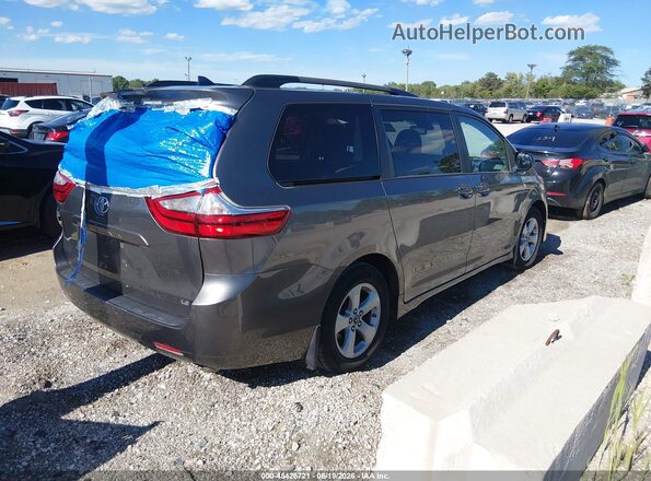 5TDKZ3DC0JS922805 2018 TOYOTA SIENNA Серый Задняя правая четверть