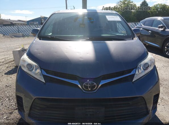 5TDKZ3DC0JS922805 2018 TOYOTA SIENNA Серый Вид щитка приборов