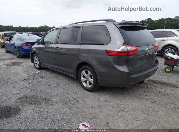 5TDKZ3DC0JS941855 2018 TOYOTA SIENNA Gray Հետևի ձախ
