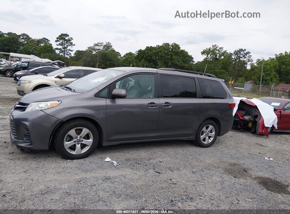 5TDKZ3DC0JS941855 2018 TOYOTA SIENNA Gray Սալոնի 360 աստիճան տեսք