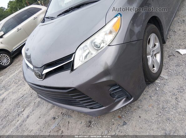 5TDKZ3DC0JS941855 2018 TOYOTA SIENNA Gray 