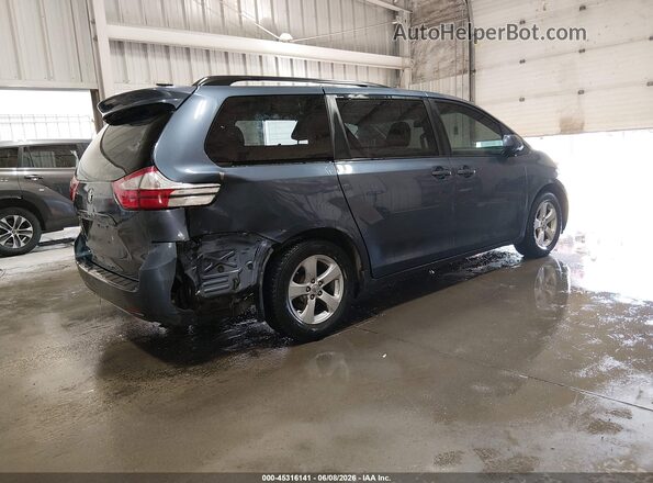 5TDKZ3DC1HS814493 2017 TOYOTA SIENNA Blue უკანა მარჯვენა