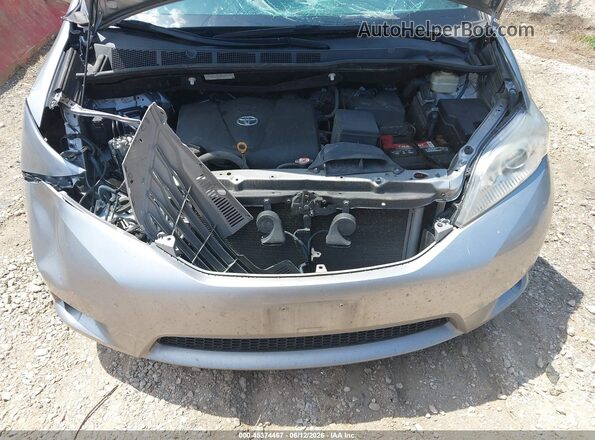 5TDKZ3DC1HS820178 2017 TOYOTA SIENNA Silver Rear view