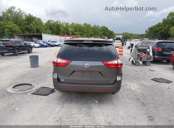 5TDKZ3DC1HS877254 2017 TOYOTA SIENNA Gray 