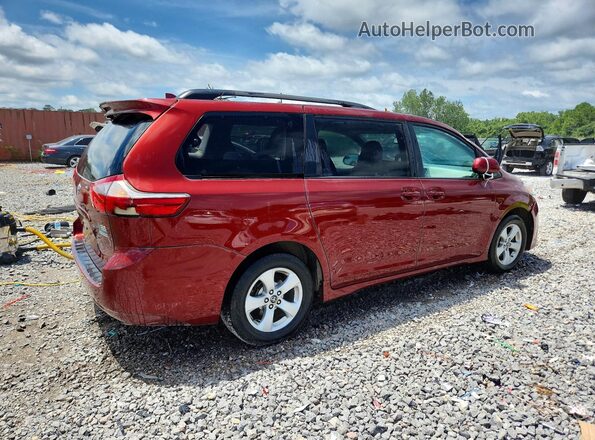 5TDKZ3DC1LS033658 2020 TOYOTA SIENNA Red Задня права чверть