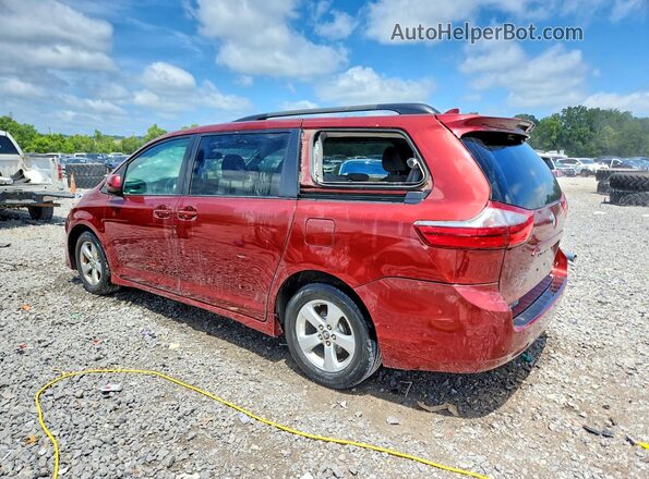 5TDKZ3DC1LS033658 2020 TOYOTA SIENNA Red Задня ліва чверть