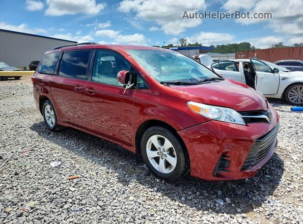5TDKZ3DC1LS033658 2020 TOYOTA SIENNA Red Передня права чверть