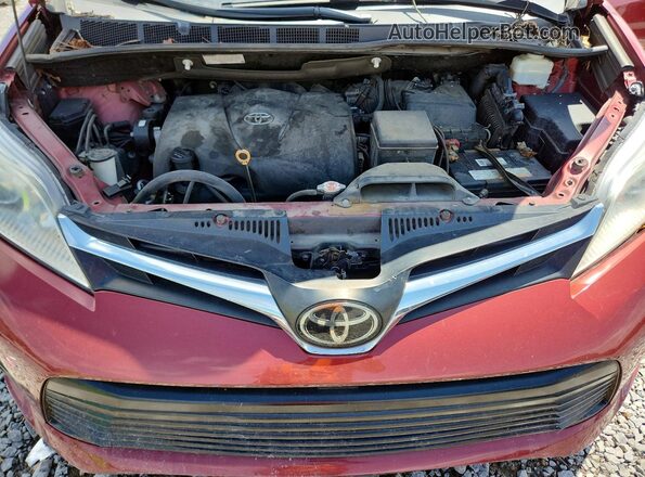 5TDKZ3DC1LS033658 2020 TOYOTA SIENNA Red Вид підкапотного простору