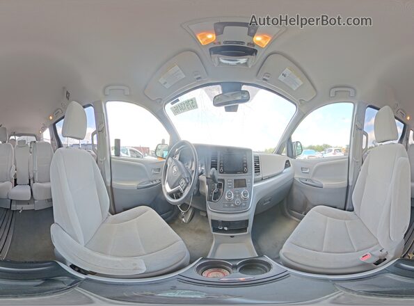 5TDKZ3DC1LS033658 2020 TOYOTA SIENNA Red Панорамний вид салону 360°