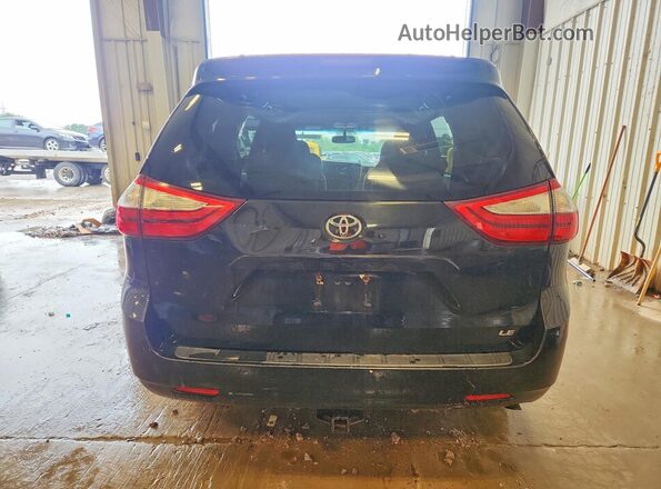 5TDKZ3DC2HS792570 2017 TOYOTA SIENNA Black უკანა ხედი