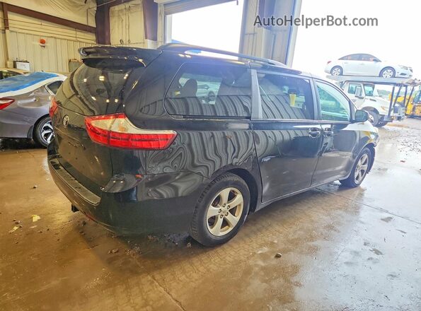 5TDKZ3DC2HS792570 2017 TOYOTA SIENNA Black უკანა მარჯვენა