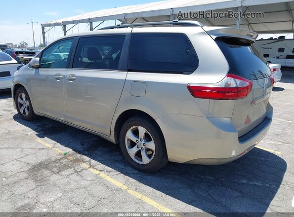 5TDKZ3DC2HS841184 2017 TOYOTA SIENNA Gray Rear left