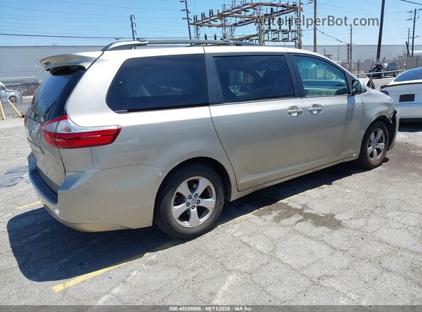 5TDKZ3DC2HS841184 2017 TOYOTA SIENNA Gray Rear right