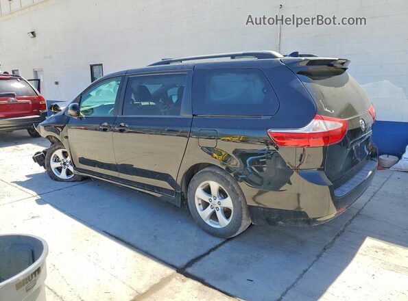 5TDKZ3DC2JS917797 2018 TOYOTA SIENNA Black Rear left