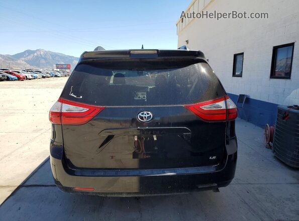 5TDKZ3DC2JS917797 2018 TOYOTA SIENNA Black Rear view