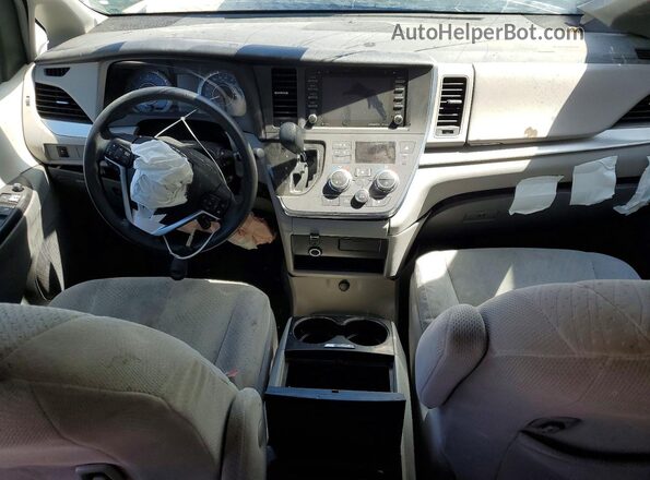 5TDKZ3DC2JS917797 2018 TOYOTA SIENNA Black Dashboard view
