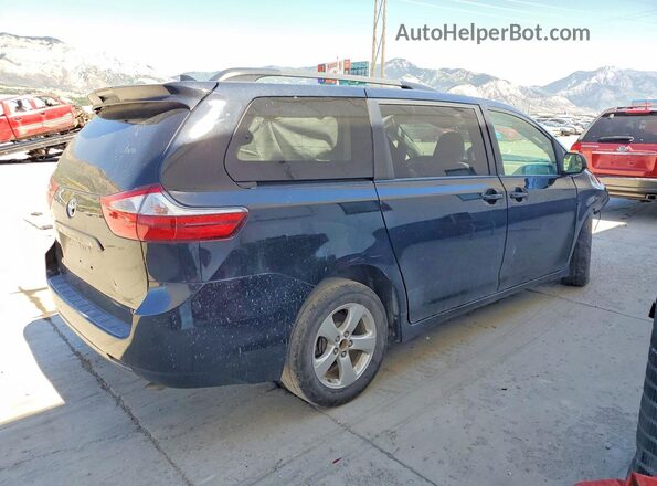 5TDKZ3DC2JS917797 2018 TOYOTA SIENNA Black Rear right