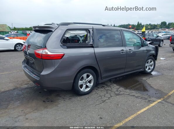 5TDKZ3DC2KS987138 2019 TOYOTA SIENNA Gray Tył prawy