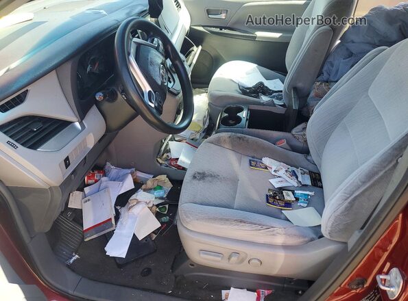 5TDKZ3DC3HS772408 2017 TOYOTA SIENNA Бордовый 