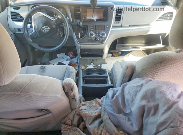 5TDKZ3DC3HS772408 2017 TOYOTA SIENNA Бордовый 