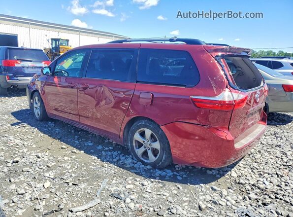 5TDKZ3DC3HS772408 2017 TOYOTA SIENNA Бордовый 