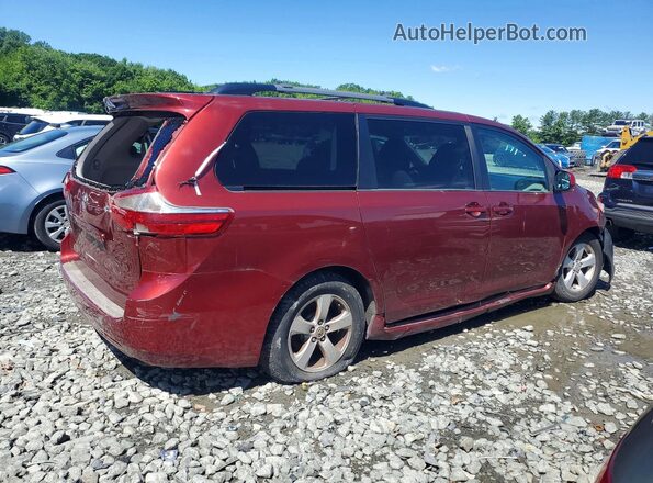 5TDKZ3DC3HS772408 2017 TOYOTA SIENNA Бордовый 