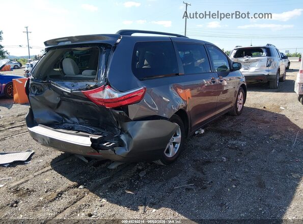 5TDKZ3DC3HS778239 2017 TOYOTA SIENNA Gray Rear right