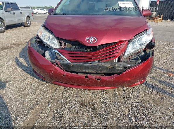 5TDKZ3DC3HS826905 2017 TOYOTA SIENNA Red Widok z przodu