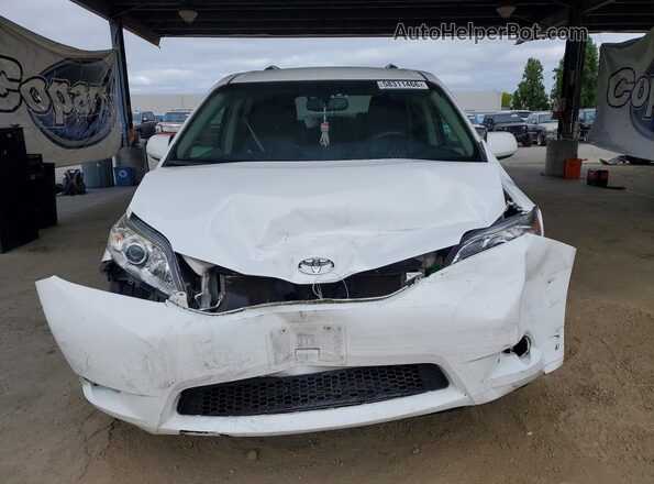 5TDKZ3DC3HS883024 2017 TOYOTA SIENNA White Vista frontal