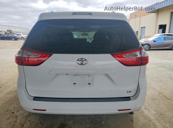 5TDKZ3DC3HS883024 2017 TOYOTA SIENNA White Vista trasera