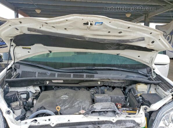 5TDKZ3DC3HS883024 2017 TOYOTA SIENNA White Vista del compartimento del motor