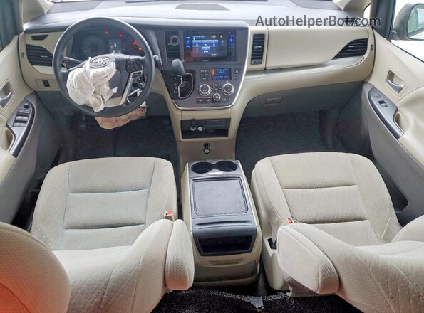 5TDKZ3DC3HS883024 2017 TOYOTA SIENNA White Vista del salpicadero